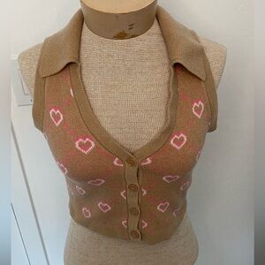 Women’s Heart Crop Top